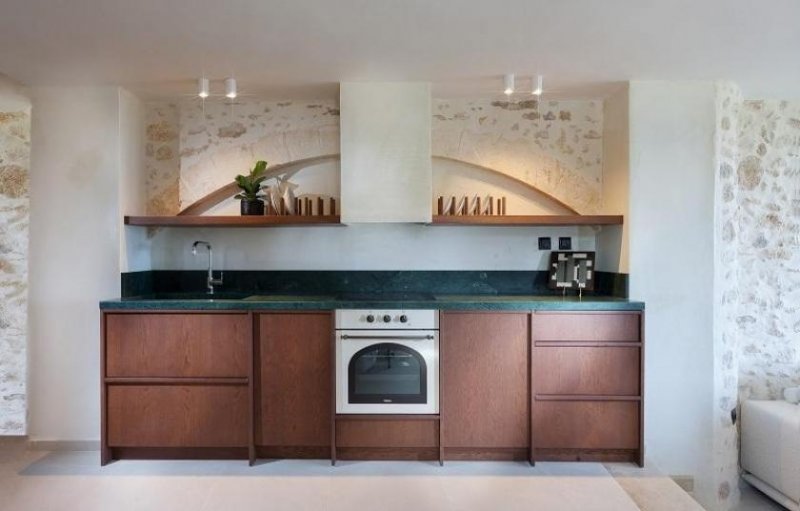 Maroulas Kreta, Maroulas: Einzigartiges Steinhaus mit atemberaubendem Meerblick zu verkaufen Haus kaufen